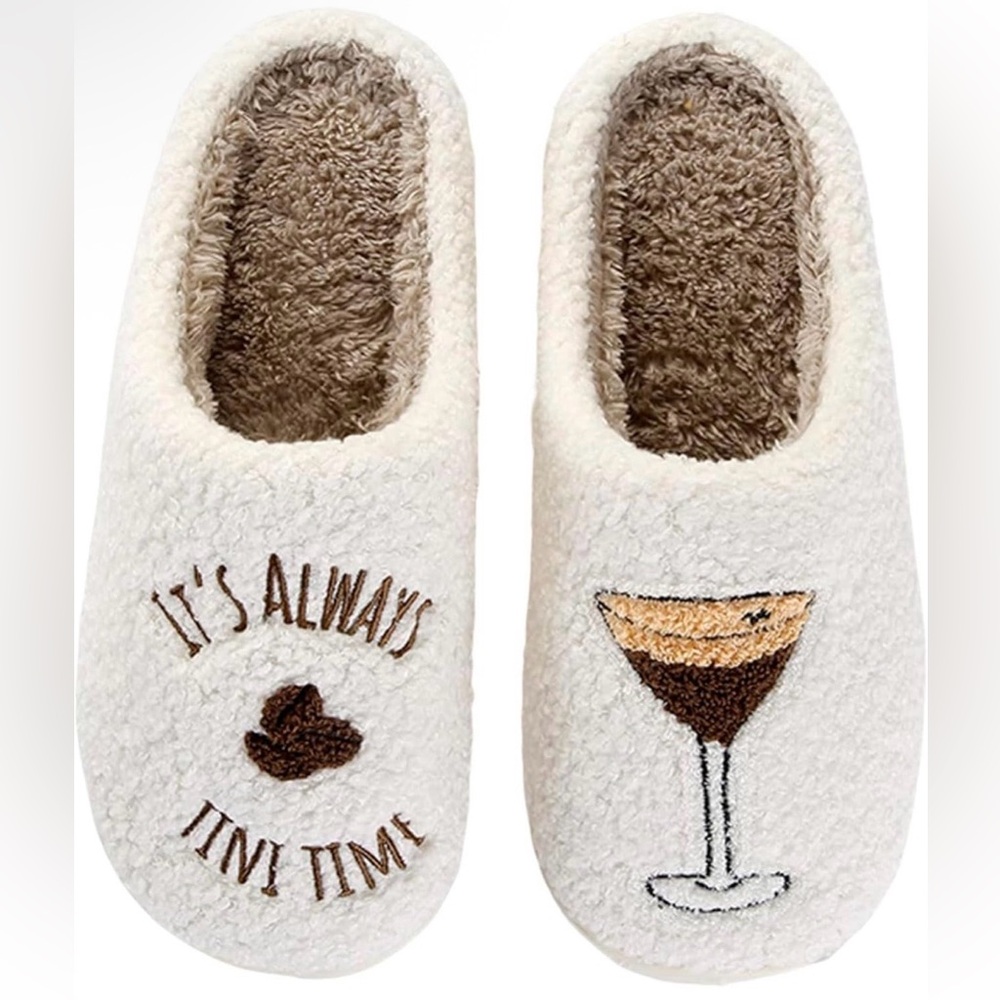 Espresso martini slippers